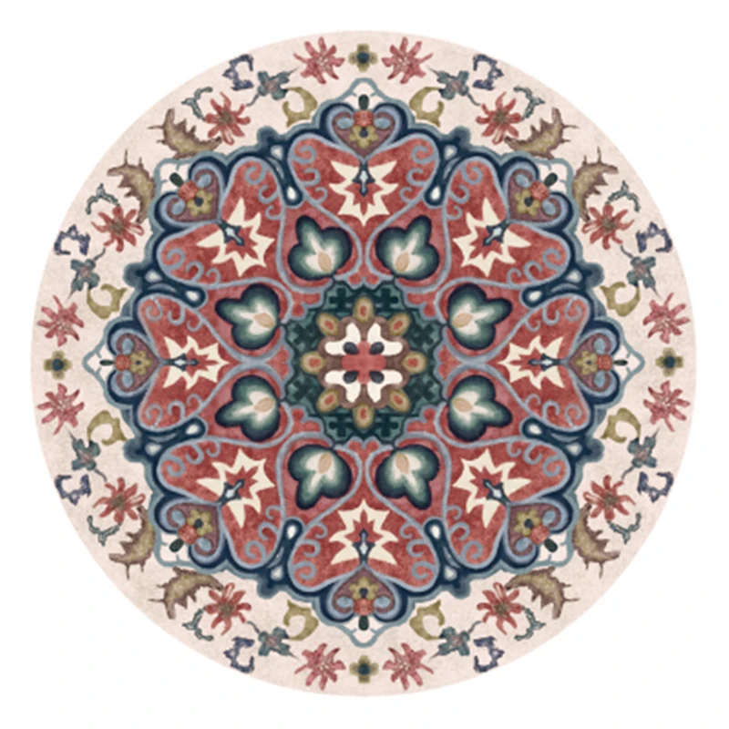 

Bubble Kiss Bohemia Creative Round Carpets for Living Room Bedroom Rugs Home Floor Door Mat Fashion Bedroom Decoration