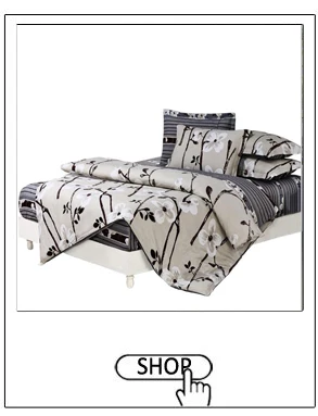 Papa&Mima Moon and stars print bedding set Polyester Duvet Cover Pillowcase Sets Bedclothes set Drop Shipping