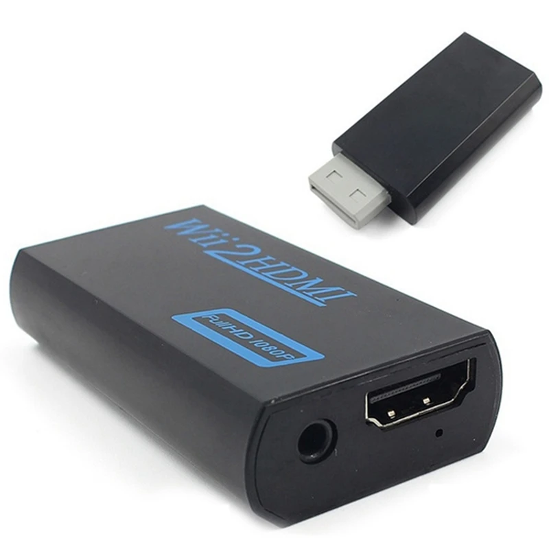 1 шт. HDMI на SCART адаптер 1080P видео о конвертер &amp 3 5 мм o Выход Джек Wii к 2HDMI |