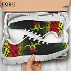 FORUDESIGNS полинезийская черепаха, красочная традиционная африканская обувь с цветочным узором, женские брендовые Дизайнерские кроссовки на веснуосень, повседневные