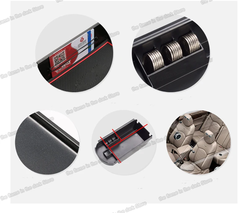 Lsrtw2017 из латекса АБС пластика ящик для хранения в подлокотнике автомобиля toyota CHR