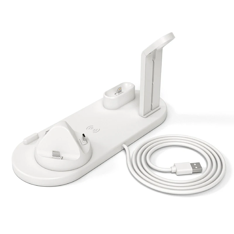 3 in 1 wireless charger phone watch station for apple iphone xs max iwatch 6 5 4 3 2 airpods pro fast charging type c station free global shipping