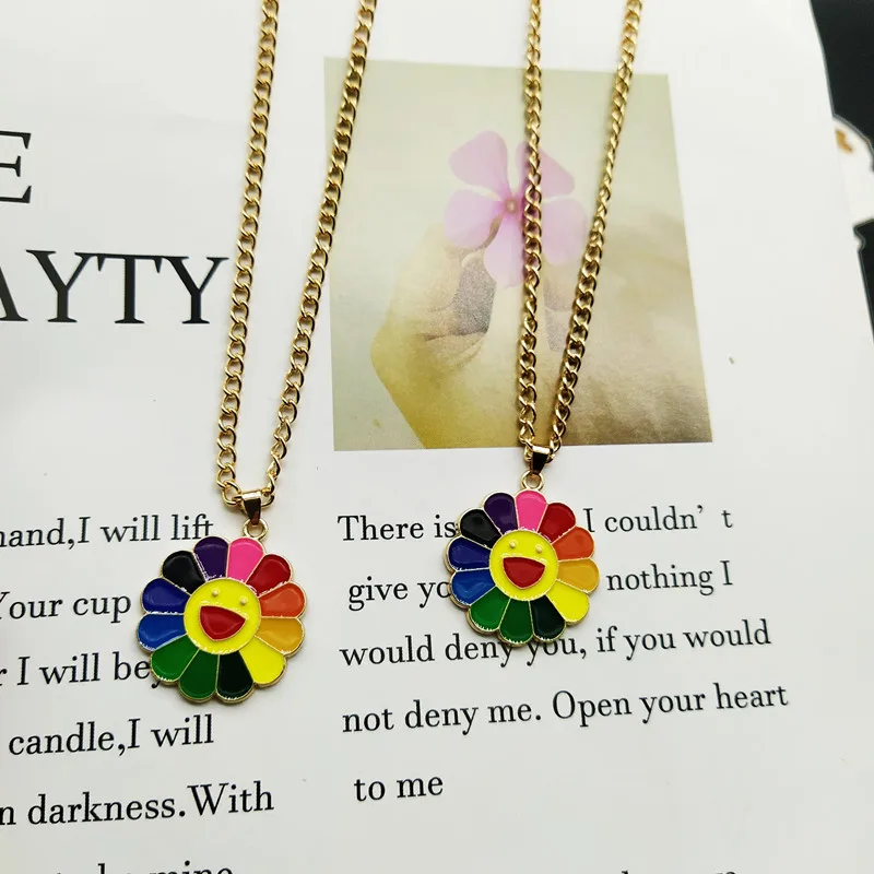 

Collier pendentif tournesol pour femmes, vente en gros jewelry necklaces for women