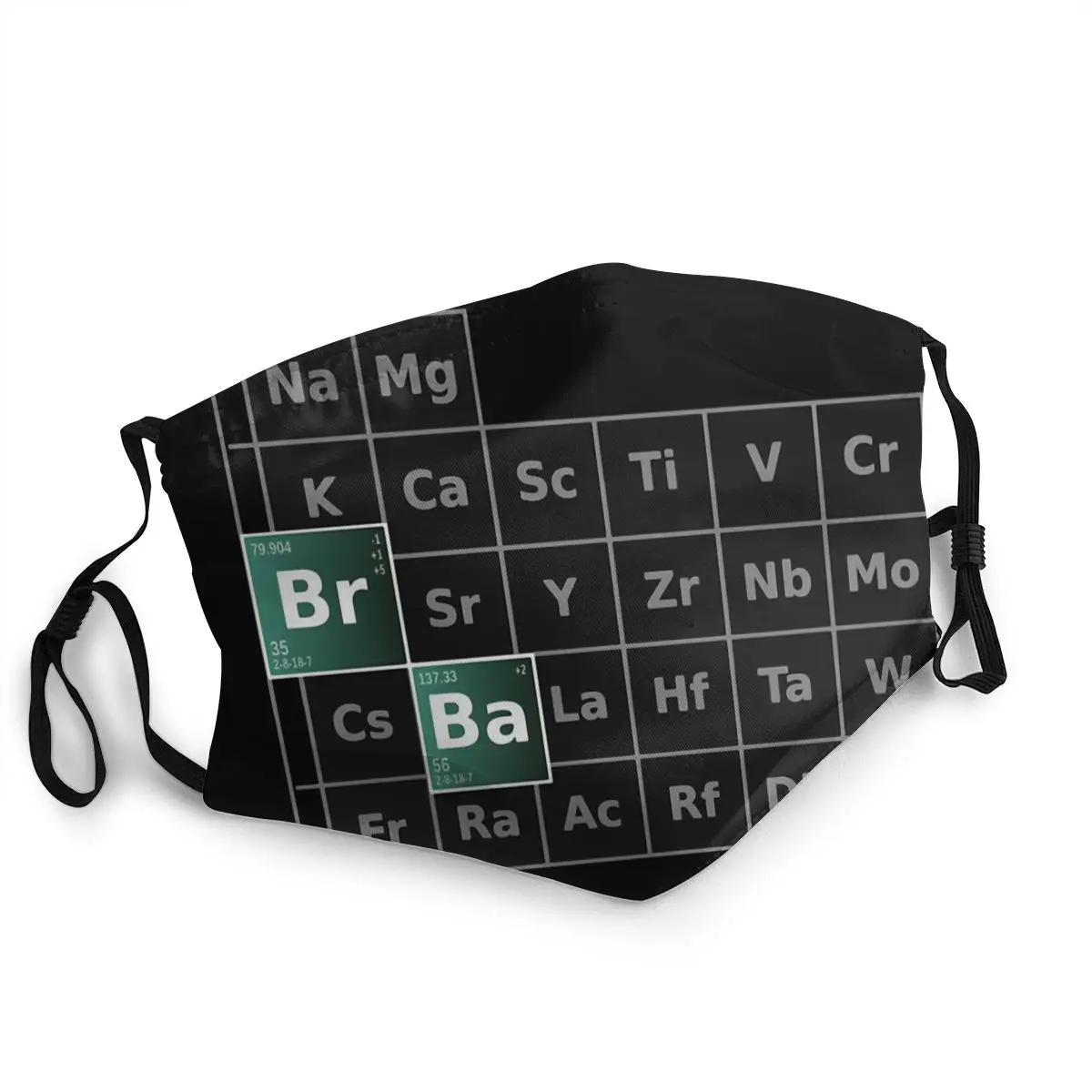 

Breaking Bad Periodic Table Mouth Face Mask breaking bad
