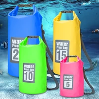 5l15l30l pvc waterproof bags storage dry bag for canoe kayak rafting outdoor sport swimming bags travel kit sack backpack