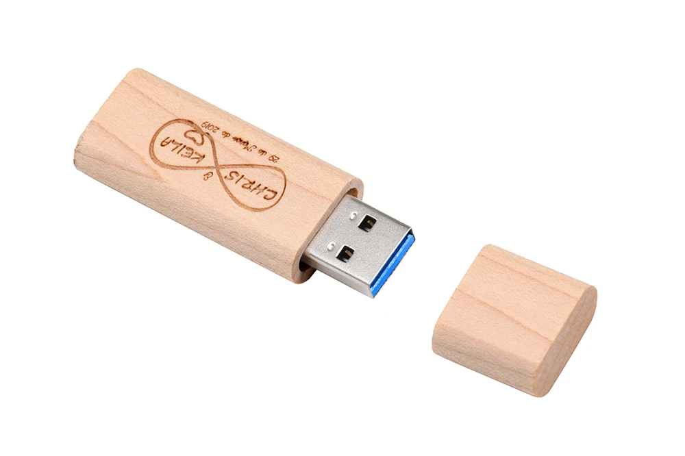 JASTER высокоскоростной деревянный логотип 32 ГБ 16 ГБ 8 ГБ флеш-накопитель USB 3,0 карта памяти упаковка pendrive 64 ГБ