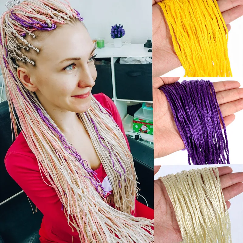 

Full Star zizi Braids Synthetic Crochet box Braids Hair Extensions zizi Hair for women Blonde Balck Grey Red Pink Blue