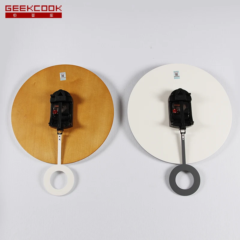 

Modern Creative Wall Clock Wood Design Pendulum Clock Wall 3d Home Decor Living Room Wall Watches Home Decor Pendule Murale Gift