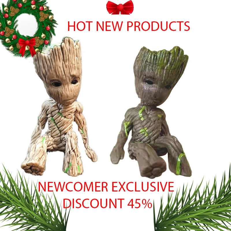 

Disney Marvel Guardians The Galaxy Groot Action Figure Figma Movie Model Collection Decoration Toys For Children Christmas Gift