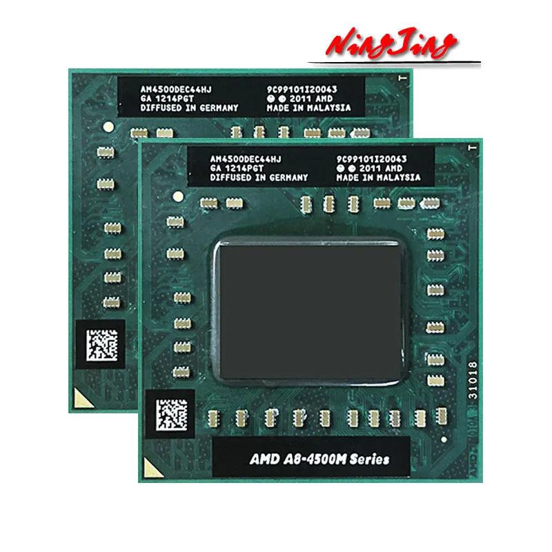 2 шт. AMD A8-Series A8 4500M 1 9 ГГц четырехъядерный четырехпоточный процессор AM4500DEC44HJ разъем
