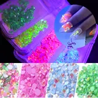 Светящиеся кристаллы, смешанные стразы для дизайна ногтей, украшения, размеры, блестящие 3D бриллианты, драгоценные камни, украшения