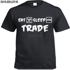 Торговая футболка Eat Sleep, подарок, Товары в наличии, торговый рынок, sbz441