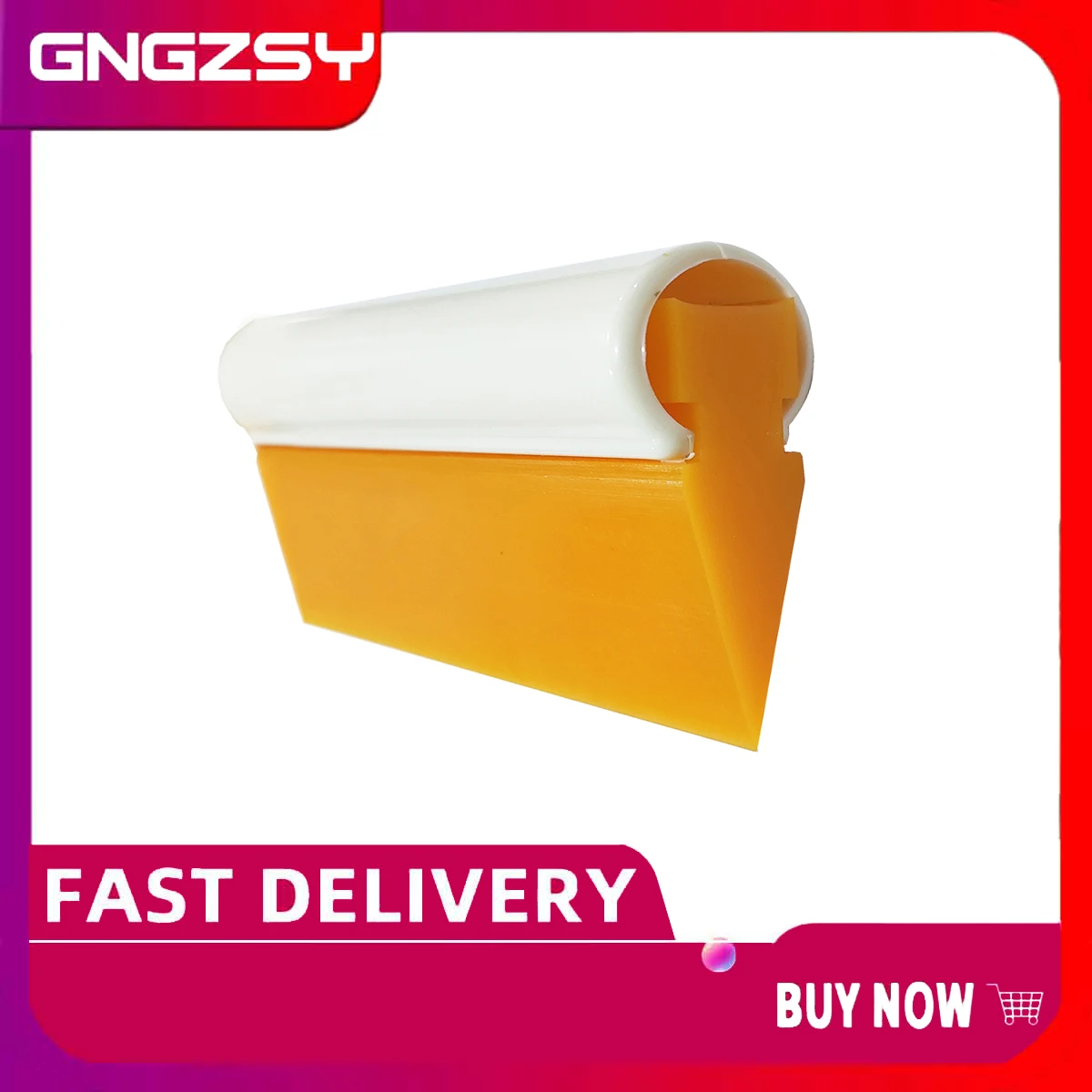 10CM Rubber Handle Yellow Turbo Squeegee Vinyl Film Car Wrap Tool Snow Shovel Scraper Window Cleaning Squeegees Professional B29 - купить по