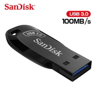2pcs 100original sandisk usb 3 0 usb flash drive cz410 32gb 64gb 128gb pen drive memory stick black u disk mini pendrive