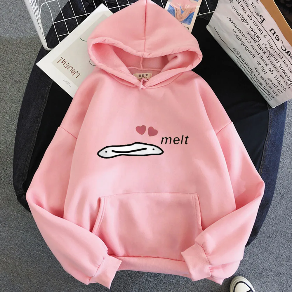 

Women/Men Punk Clothes Dream Melt Print Unisex Graphic Hoodies Loose streetwear Korean Cartoon Hoodie Oversized Sweatshirt