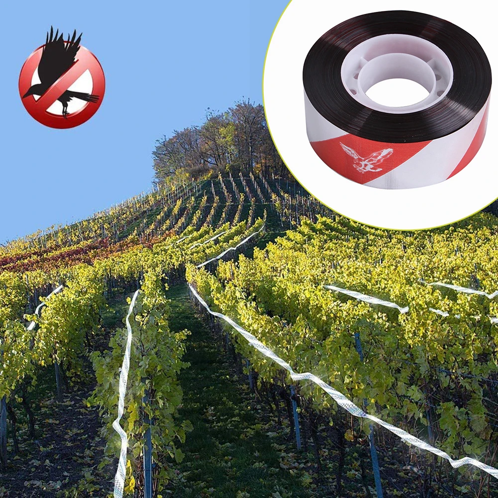 

Bird Repellent Ribbon Flash Reflective Bird Scare Tape Audible Repellent Pigeons Repeller Ribbon Deterrent Tapes Orchard Tools