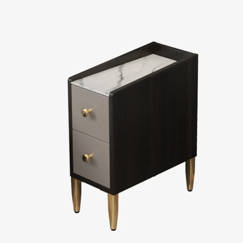 

Zq сплошная деревянная прикроватная тумба маленький Современный Простой Умный шкаф шкафчик прикроватная тумбочка ABC