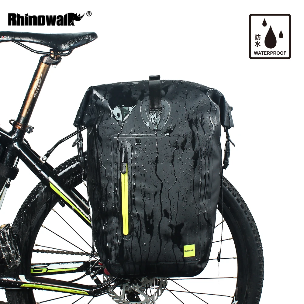 Водонепроницаемая велосипедная сумка Rhinowalk RK18661 25L MTB шоссейная задняя каркасная