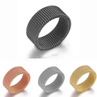 Кольцо JIOROMY из нержавеющей стали для мужчин и женщин, Переплетенные ювелирные изделия с паутиной, 8 мм