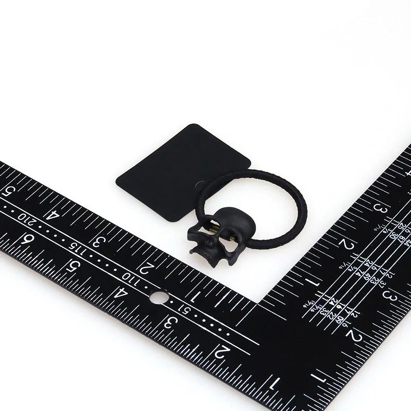 

New Punk Gothic Raven Skull Elastic Hair Rope Vintatge Halloween Skull Hair Rope For Women Girls Fashion Jewelry Accessories