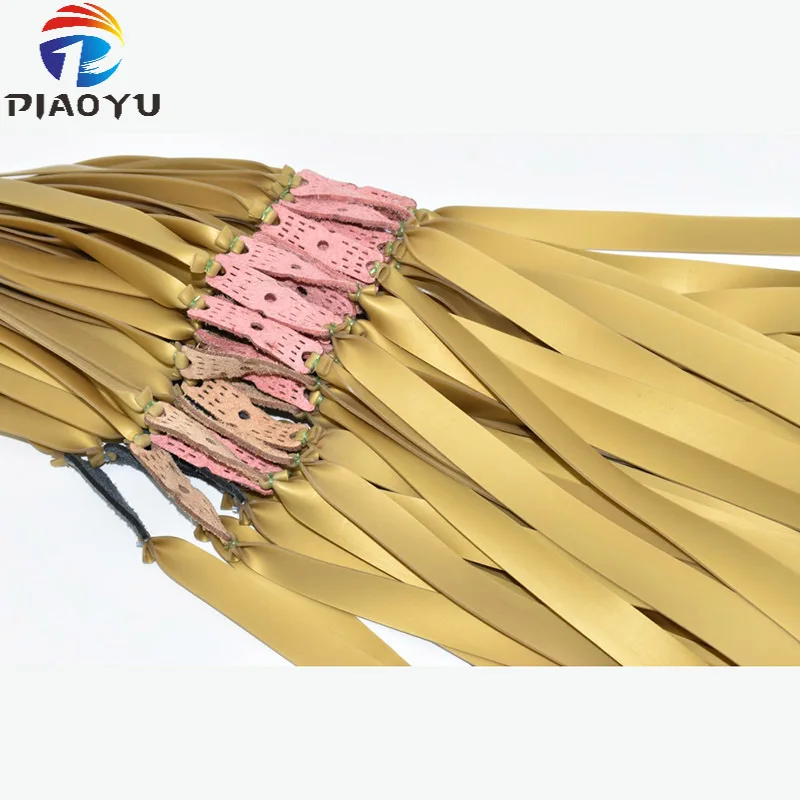 6 шт. 1 мм Плоский Резиновый Ремешок толщина рогатки Охота катапульта натуральный