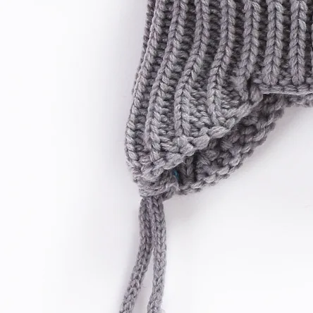 Детская вышивка мультяшного кота Beanie Зимняя Толстая вязаная теплая мягкая шапка с двойным помпоном для мальчиков и девочек, Кепка с ушами, шапочка для малышей