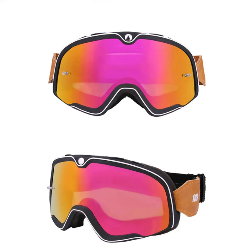 

2021 New Vintage Biker Eyewear Goggles Steampunk Copper Glasses Windproof Glasses Motorcycles Motorcycle Motorcycle Goggles