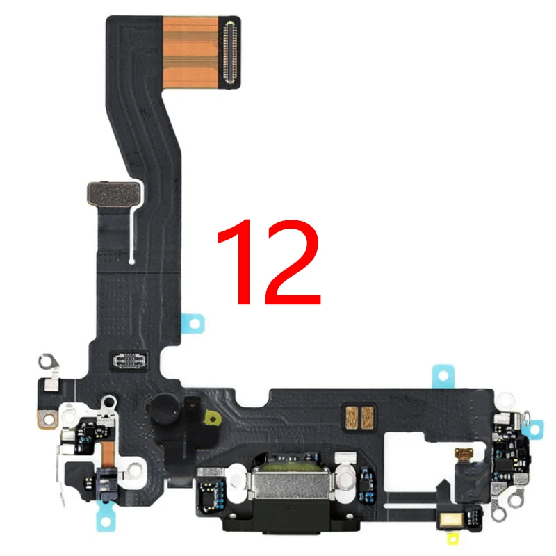 

Оригинальный зарядный USB-порт док-станция с гибким кабелем для iphone 12 штекер зарядного устройства модуль разъем лента запасные части