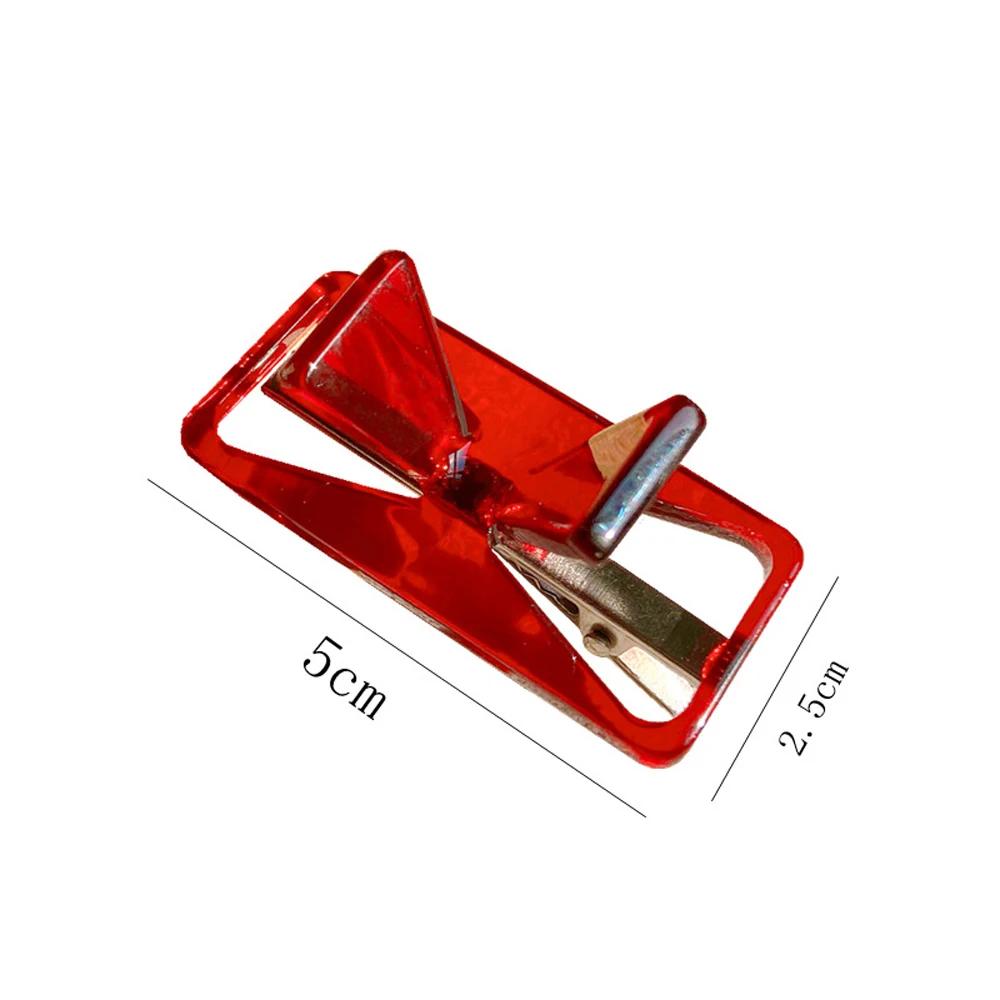 

Plastic Acrylic Hairclip Women Bow Tie Simple Hair clip Charms Refreshing Blood Red Top Side Clips Headwear