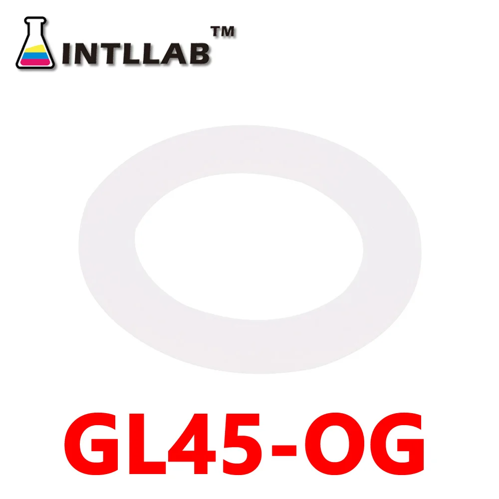 [INTLLAB] GL закручивающаяся крышка из твердого полипропилена синяя GL 45 крышка s с внутренними формованными уплотнительными кольцами, максимальная температура 180 °C - Цвет: GL45-OG