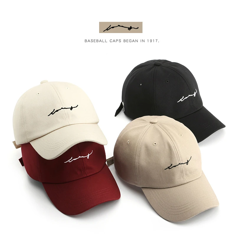 

Cotton Baseball Cap for Women and Men Fashion Snapback Cap Unisex Hip Hop Hats Embroidery Summer Sun Hats Gorras panama sun-hats