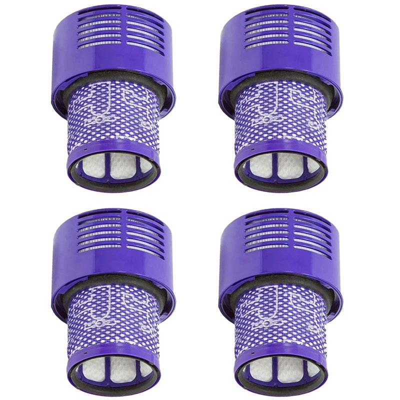 Washable Filter Unit For Dyson V10 Sv12 Cyclone Animal Absolute Total Clean Vacuum Cleaner (Pack Of 4) | Бытовая техника