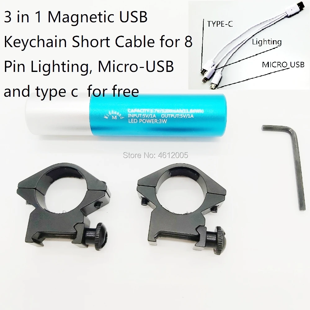 Тактический светодиодный фонарик 20 мм Пикатинни Крепление на рельс handguard оружие