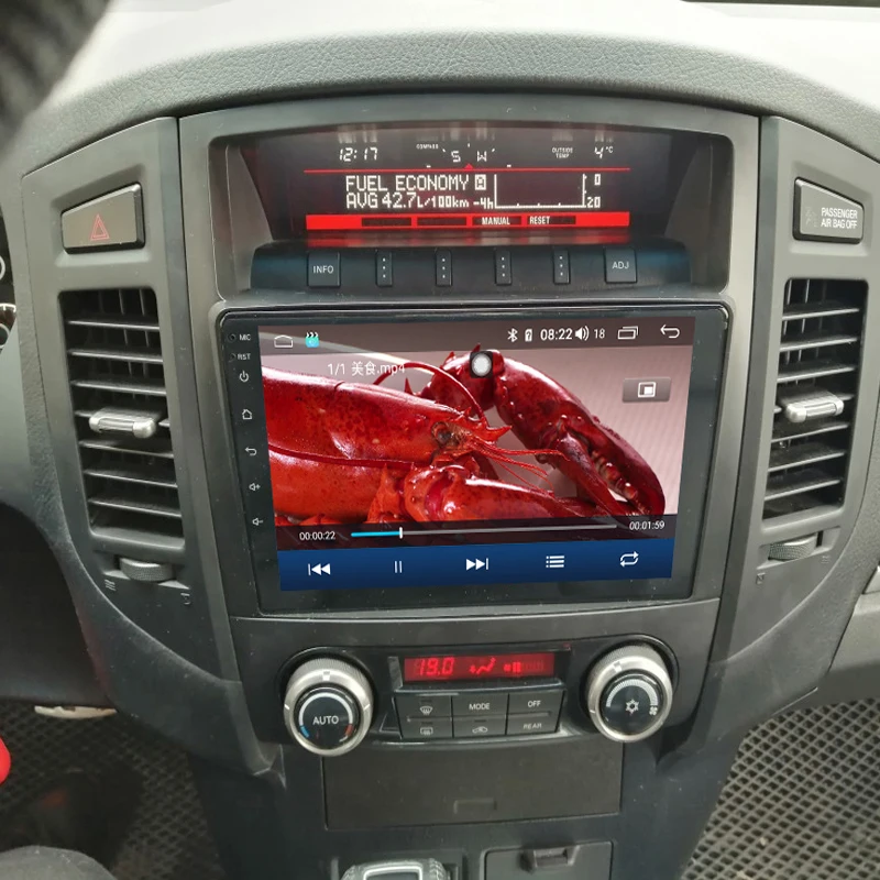 Idoing 9 &quotPX6 Android автомобильный Радио мультимедийный плеер для Mitsubishi Pajero 4 V80 V90 2006-2014