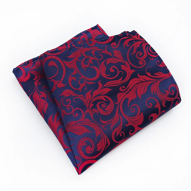 Роскошный цветок Hankerchief шарфы Винтаж Шелковый полиэстровый галстук с цветочным