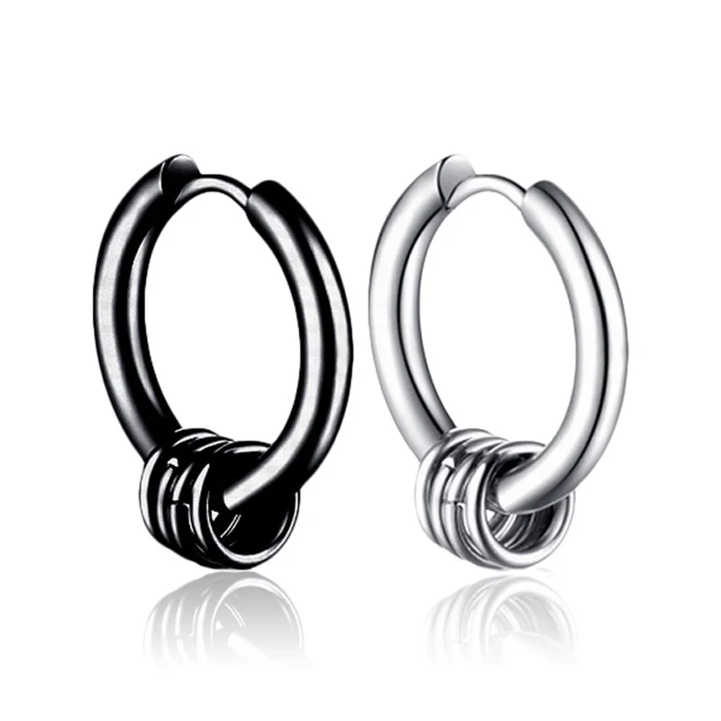 

1 Pcs Street hip hop punk style earrings men's Korean style earrings student earrings trendy fashion earrings