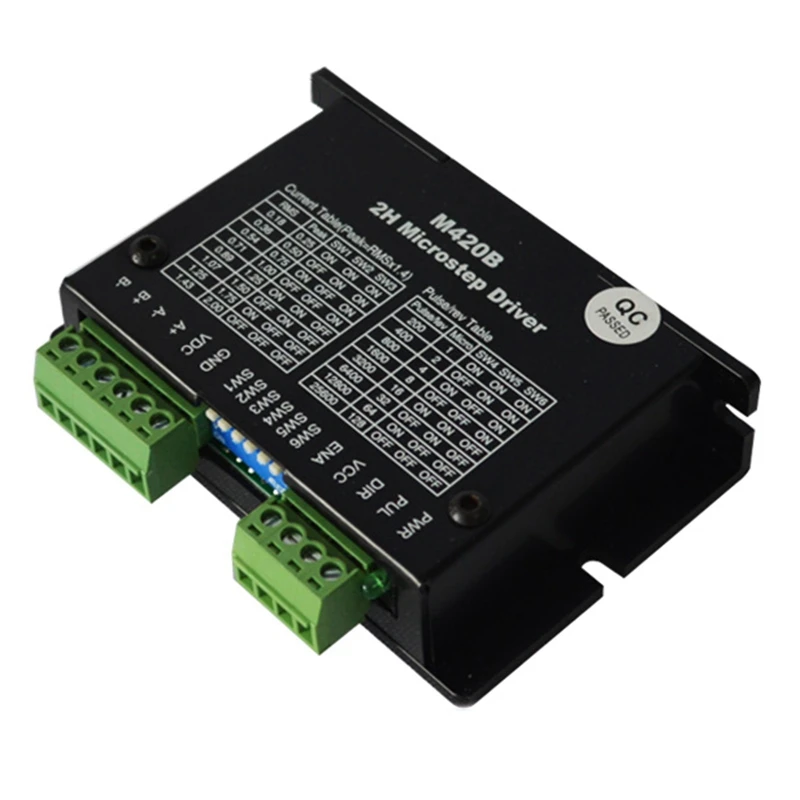 24VDC Драйвер шагового двигателя M420B для NEMA 8 11 14 16 17 шаговый двигатель 0 25 2A DC18