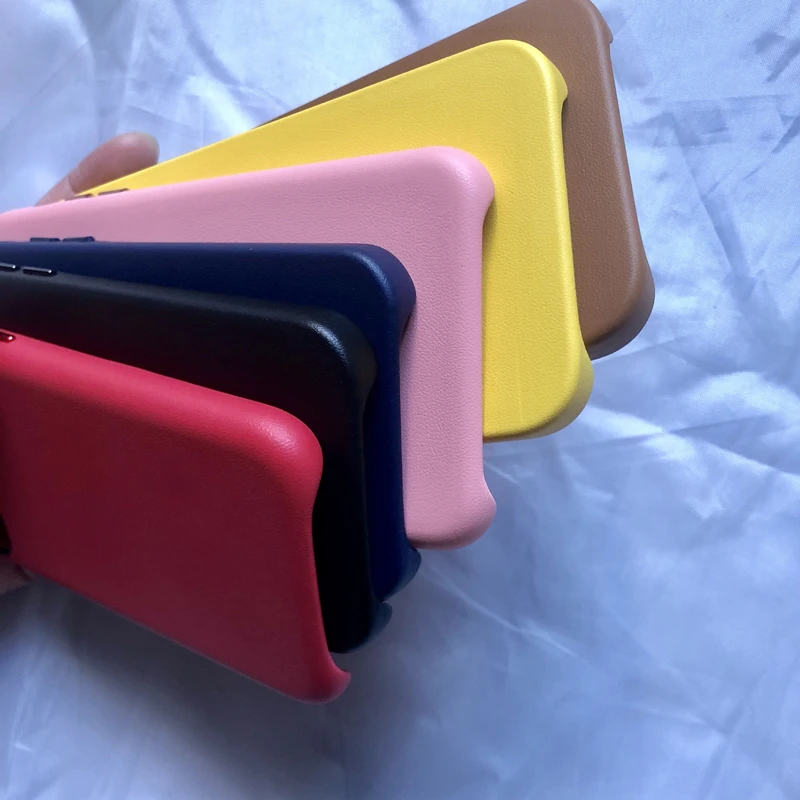 Original Genuine Leather Case for iPhone 11 Case Real Leather Luxury Back Phone Cover for iPhone 14 13 12 11 Pro Max XR XS Case