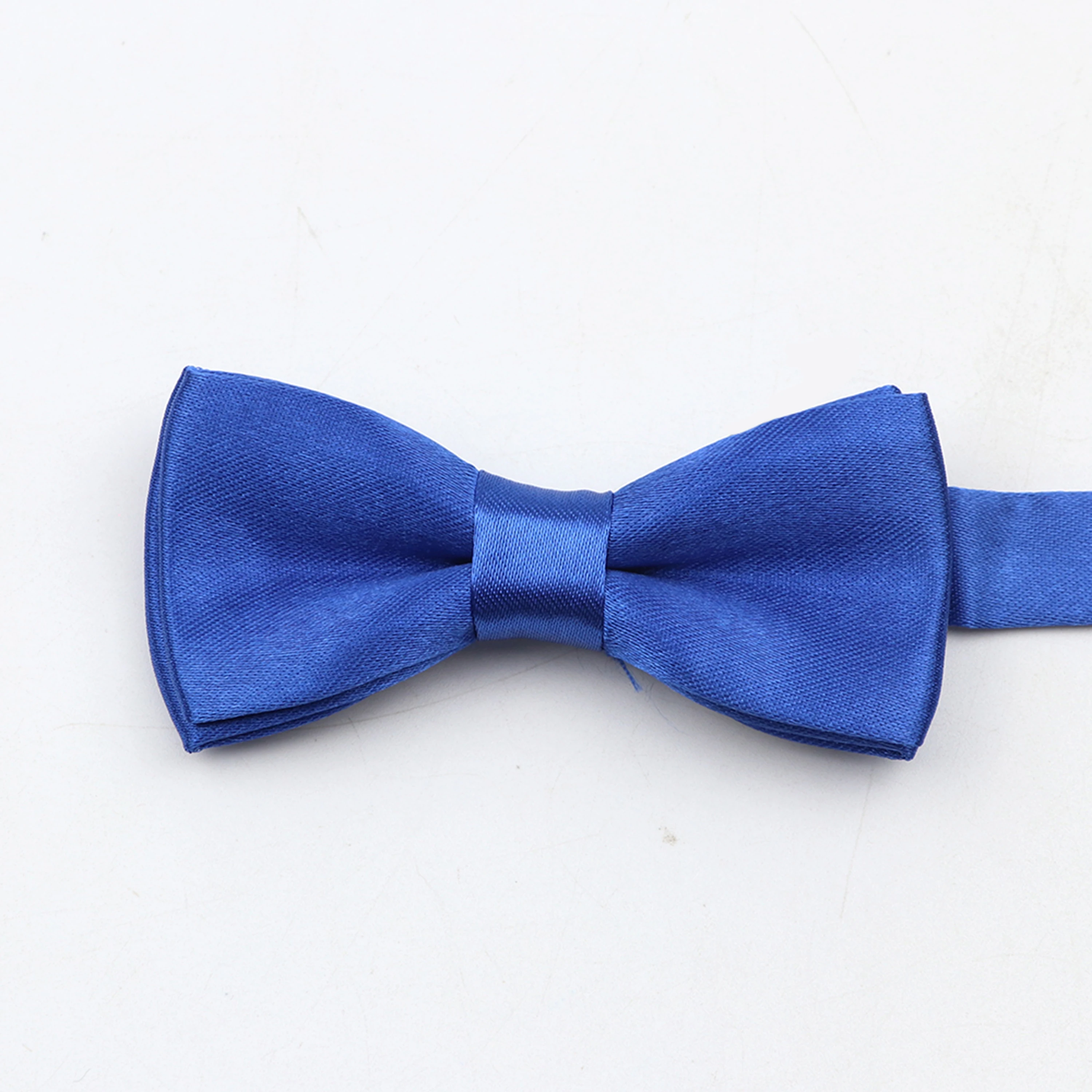 Галстук-бабочка детский атласный светло-голубой розовый бежевый аксессуары для