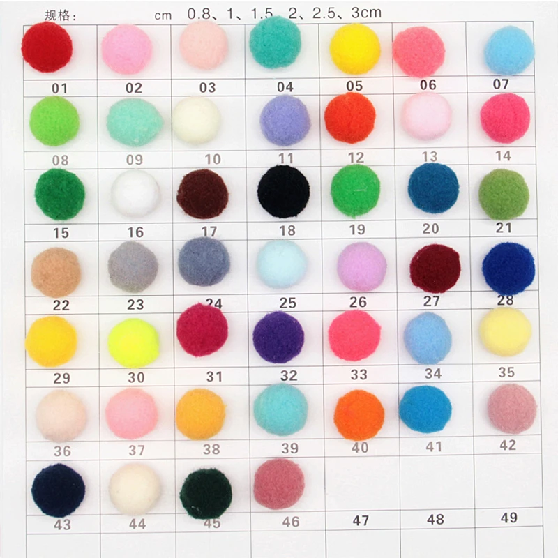 Большой средний и маленький цветной плюшевый шарик меховой сделай сам