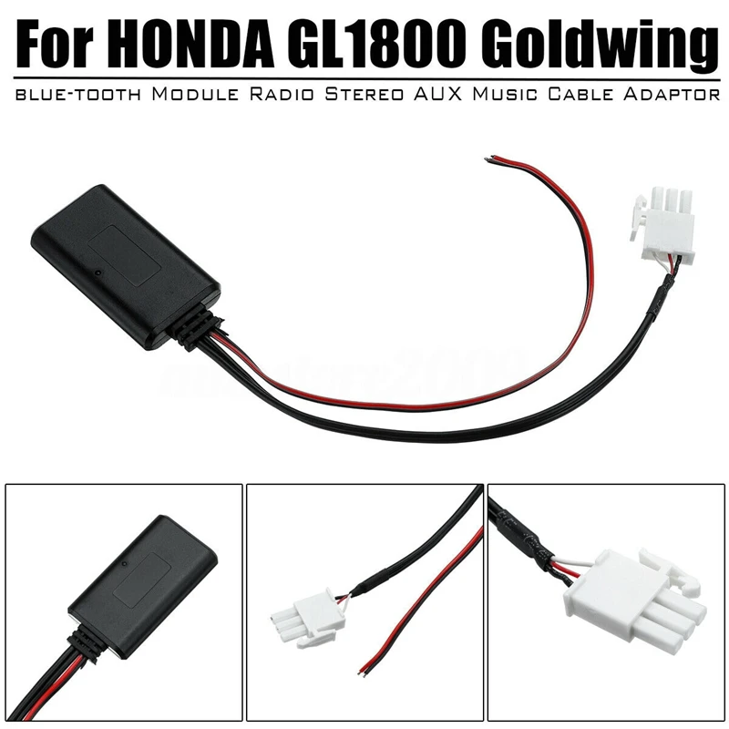 Bluetooth модуль радио стерео AUX музыкальный кабель адаптер для HONDA GL1800