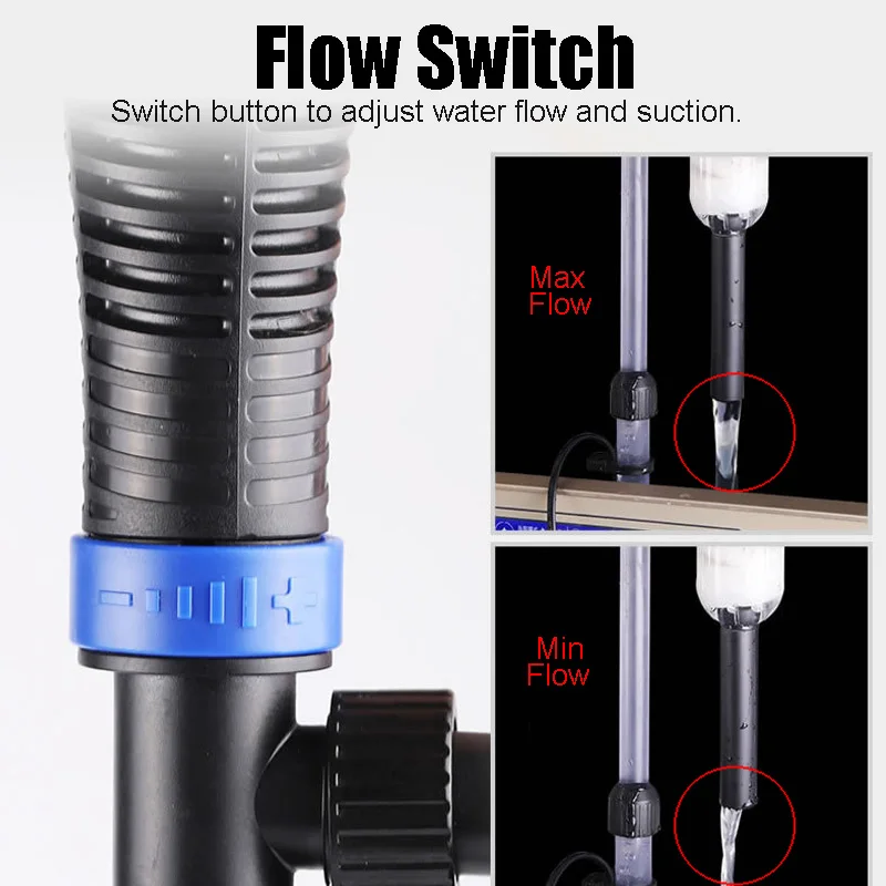 

Efficient Electric Aquarium Water Change Pump Cleaning Tools Water Changer Gravel Cleaner Siphon for Fish Tank Water Filter Pump