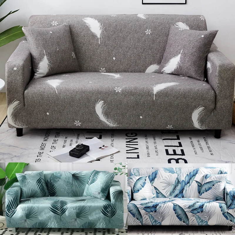 Одноместный/два/три сиденья печатные секционные растягивающиеся диванные чехлы