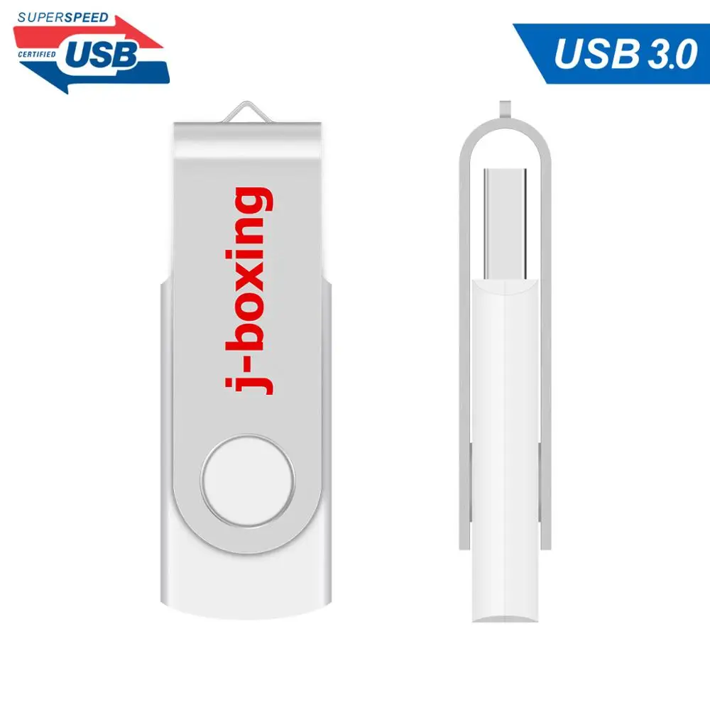 Металлический вращающийся флеш накопитель J boxing 16 ГБ 32 64 ГБ|USB флэш-накопители| |