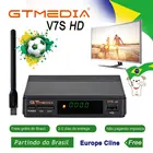 GTMEDIA V7S HD DVB-S2 HD спутниковый ресивер с поддержкой PowerVu Biss Key Newcamd Youporn full HD 1080P Доставка из Бразилии декодер