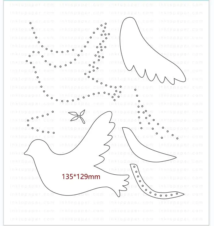 

Металлические штампы, Рождественский набор штампов в виде голубей, форма для карточек, скрапбукинга, бумаги, рукоделия, ножа, форма, лезвие, ...