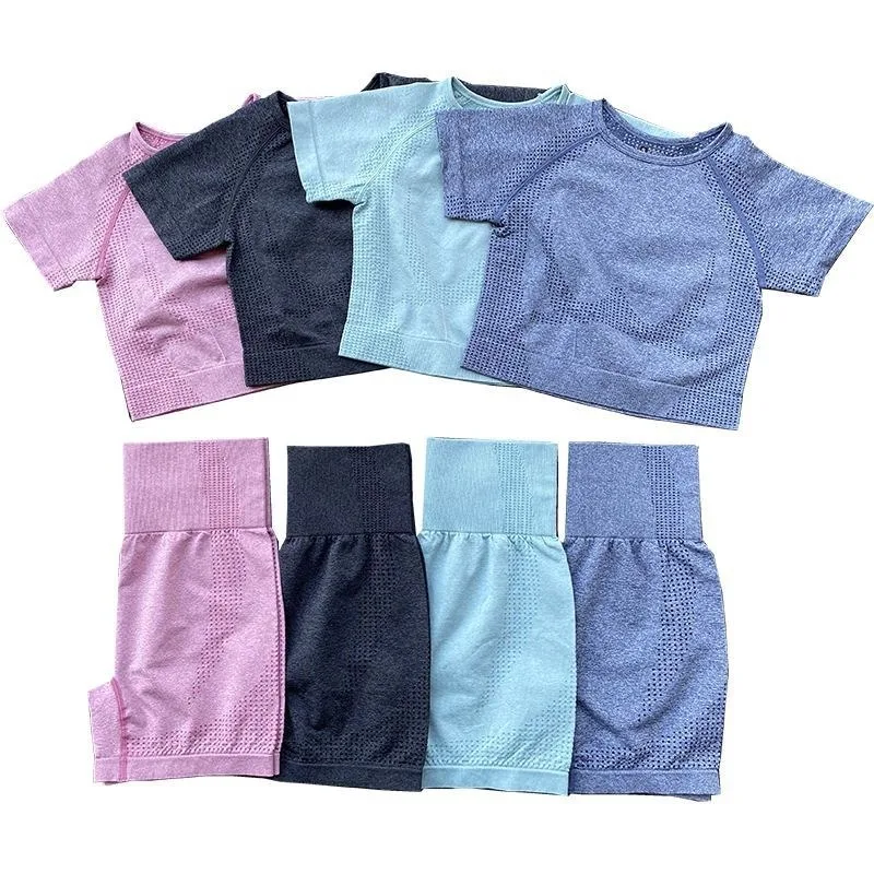 

New Solid Yoga Shirts Women Seamless Fitness Sleeve Top Women Yoga t Shirt Gym Clothes Sportswear Running T Shirts Sportswear