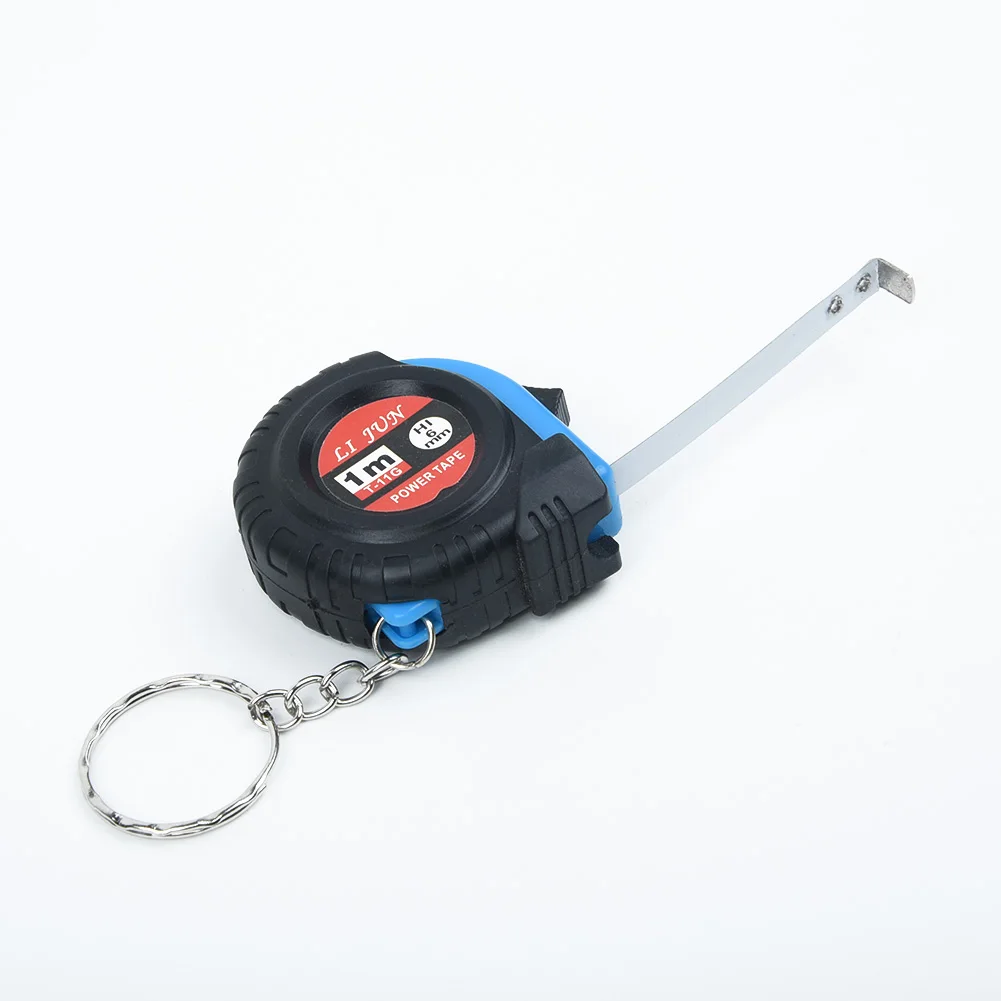 1 X Выдвижная Линейка Рулетка для измерения брелок мини карманный размер