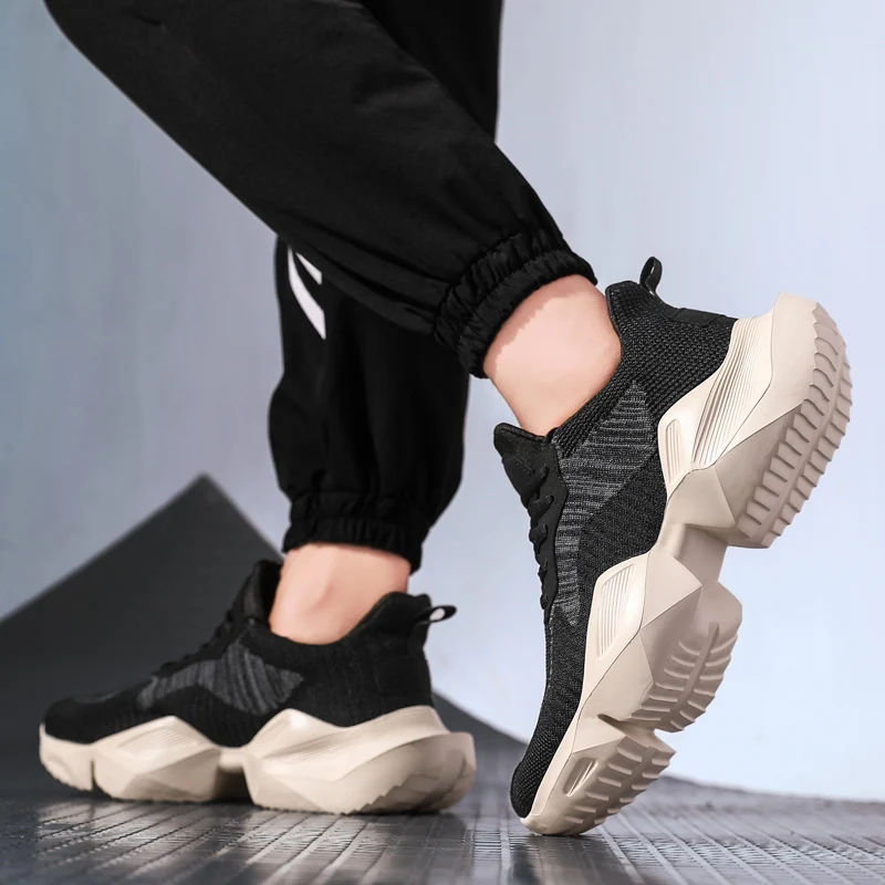 Белые кроссовки для вязания Повседневная обувь Распродажа zapatos man de 2020