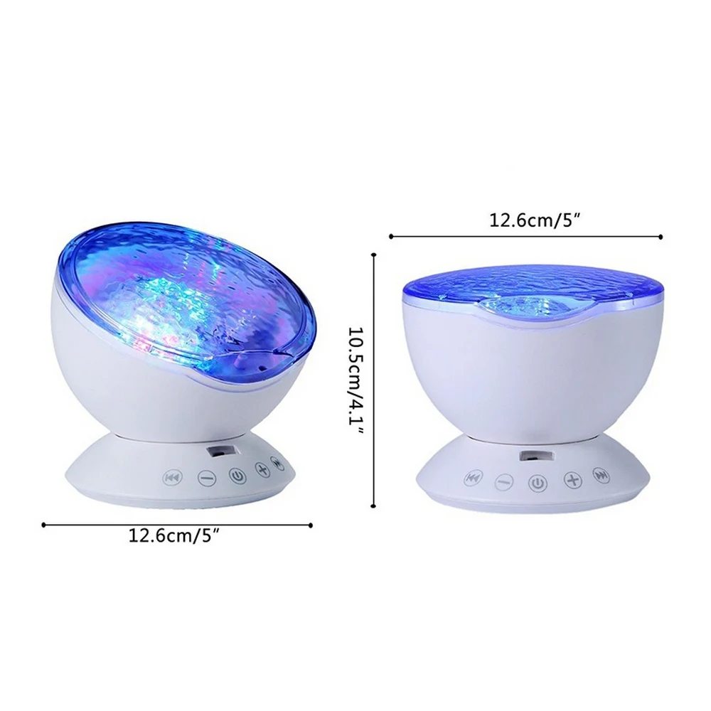 Романтическая проекционная лампа с USB музыкальным проигрывателем цветной